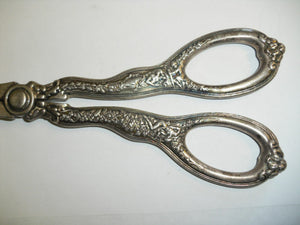 Victorian TIFFANY GRAPE SHEARS Olympian Sterling Ornate Detailed RARE