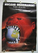 Load image into Gallery viewer, NUCLEAR DISARMAMENT BEFORE IT&#39;S TOO LATE. 1980s RAFAL OLBINSKI Art Poster
