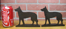 Load image into Gallery viewer, GERMAN SHEPHERD Guard Dogs Old Bookends Cast Iron Decorative Art Statues
