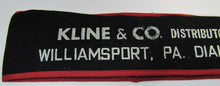 Load image into Gallery viewer, THERMOID BRAKE LININGS Hat KLINE &amp; Co WILLIAMSPORT Pa Repair Shop Gas Station Ad
