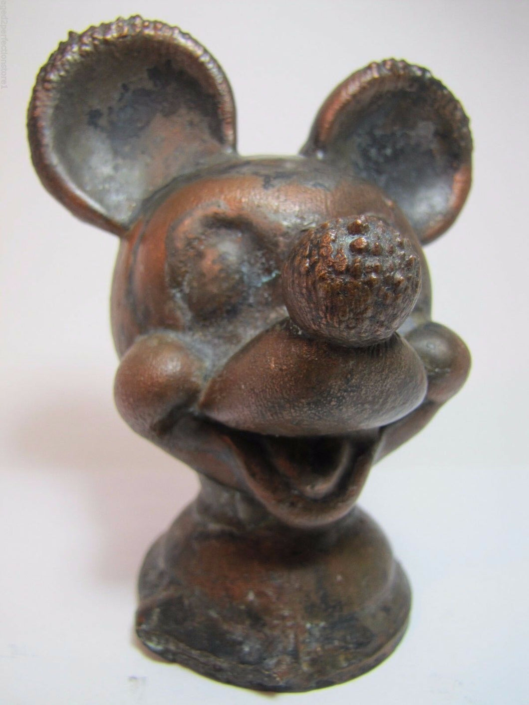 Orig MICKEY MOUSE WALT DISNEY Toy Mold rare WDP marked metal figural head mld