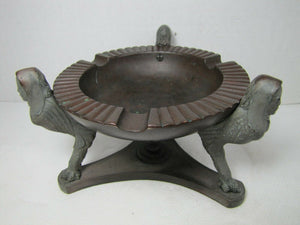 WM JACKSON NEW YORK Art Nouveau Cigar Ashtray Bronze Cast Metal Decorative Arts