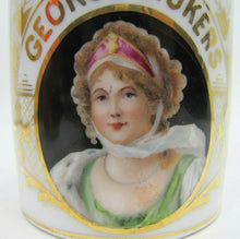 Load image into Gallery viewer, GEORGE UKERS Antique Porcelain Shaving Mug Occupational E J MOONEY T&amp;V FRANCE
