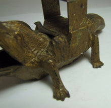 Load image into Gallery viewer, ALLIGATOR ST PETERSBURG Old Fla Souvenir Ash Tray Cigar Rest Matchbook Holder
