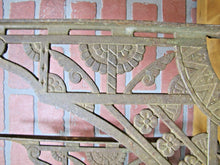 Load image into Gallery viewer, Art Nouveau Cast Iron Large Brackets 19c Decorative Arts Architectural Hardware
