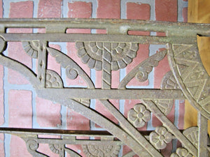Art Nouveau Cast Iron Large Brackets 19c Decorative Arts Architectural Hardware