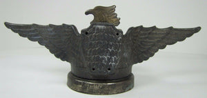 Antique Figural Spread Winged Eagle Radiator Cap Hood Ornament Emblem Ornate Art