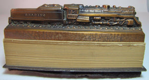 Original 1940s Reading Railway System Desk Blotter Calendar RR Train Advertising