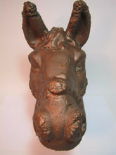 Load image into Gallery viewer, Vintage Cast Metal Horse Head Mold large ornate carousel toy industrial artwork
