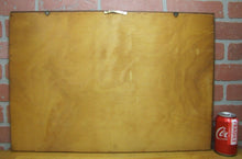 Load image into Gallery viewer, LOYAL ORDER OF MOOSE NORFOLK Old Folk Art Butterfly Wings Marquetry Plaque Sign
