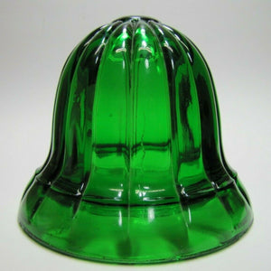 19c Green Glass Beehive String Holder Pat Apld For Country Store Counter Display