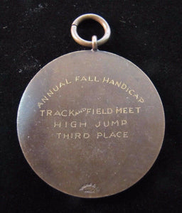 1926 UNIVERSITY of PENNSYLVANIA TRACK & FIELD HIGH JUMP Award Medallion