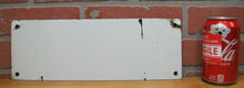 Load image into Gallery viewer, LOCKED FOR YOUR PROTECTION Old Porcelain Restroom Ad Sign ASK SERVICE FOR KEY
