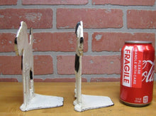 Load image into Gallery viewer, SPENCER FOUNDRY Art Deco Stylized Decorative Arts Dog Bookends Geometric Cubist
