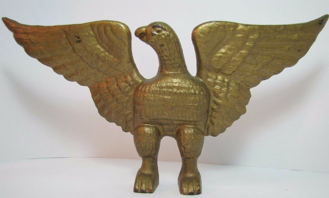 Spread Winged Eagle Antique Doorstop Decorative Art Statue Footed Standing
