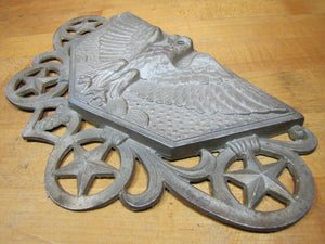 Old EAGLE with STARS Decorative Art US Post Office Metal Architectural Hardware
