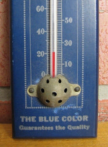 Old BLUE COAL Advertising Wooden Thermometer Sign AMERICA'S FINEST ANTHRACITE
