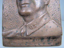 Load image into Gallery viewer, US GENERAL DOUGLAS MACAUTHUR Old Decorative Art High Relief Thick Brass Plaque
