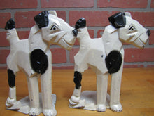 Load image into Gallery viewer, SPENCER FOUNDRY Art Deco Stylized Decorative Arts Dog Bookends Geometric Cubist
