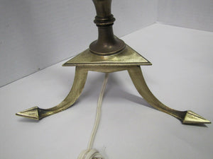 Arts & Crafts Arrow Decorative Lamp Brass Bronze Triple Arrow Tip Point Legs