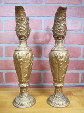 Load image into Gallery viewer, Antique Pair Decorative Arts Ewers Lovely Maidens Cherubs Art Nouveau
