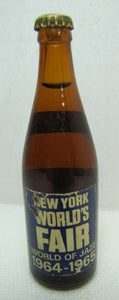 Orig 1964-65 New York World's Fair HARP Mini BEER World of JAZZ Unisphere NYWF