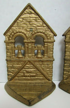 Load image into Gallery viewer, The BELFRY c1928 Cast Iron Old Figural Decorative Art Statue Bookends
