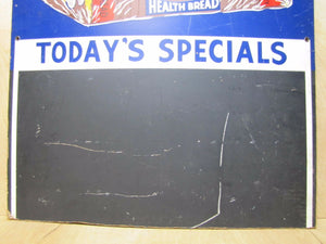 Old KOEPPLINGER'S HEALTH BREAD DETROIT MICHIGAN Store Display Ad Bakery Sign