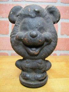 BIG HEAD CAT TIGER CARTOON Old Metal TOY MOLD Industrial Factory Display Art