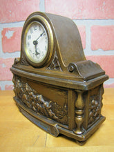 Load image into Gallery viewer, CHELSEA EXCHANGE BANK NEW YORK CITY Antique Advertising Clock Waterbury Co

