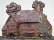 Load image into Gallery viewer, Ancestral Home of George Washington Antique Cast Iron House Doorstop Art Statue
