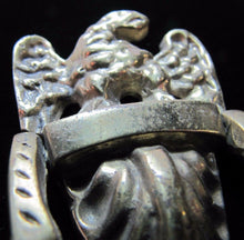Load image into Gallery viewer, EAGLE DOOR KNOCKER Old Small Brass Interior Bathroom Bedroom B&amp;B Hardware
