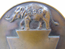 Load image into Gallery viewer, 1920s REPUBLICAN PARTY Col Eric Fisher Wood GOP Elephant Paperweight P-H HOTEL
