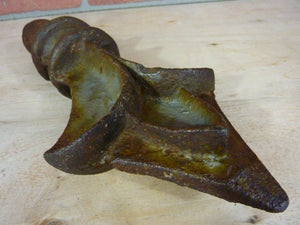 Antique Large Cast Iron Architectural Hardware Element Finial Decorative Art flt