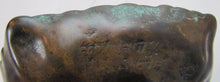 Load image into Gallery viewer, 1940s Brass GROUSE Tray Card Tip Trinket High Relief Decorative Arts
