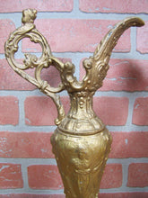 Load image into Gallery viewer, Antique Pair Decorative Arts Ewers Lovely Maidens Cherubs Art Nouveau
