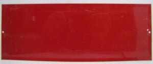 Old CAUTION CHILDREN Sign tin metal bevel edge reflective letters