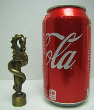 Load image into Gallery viewer, Old SERPENT SEA MONSTER BEAST Finial Figural Decorative Arts Hardware Element
