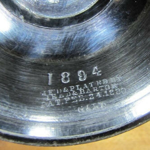 1886 NRC NEWPORT RIFLE CLUB Award Trophy Silver Plate Goblet Mountain Scene