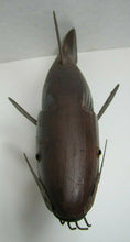Load image into Gallery viewer, Folk Art  Catfish Fishing Decoy RAF Robert Allen Francis Adirondacks NY 1950s
