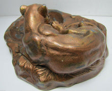 Load image into Gallery viewer, Antique Art Deco Tiger Tray fabulous trinket tip jewelry ring watch coin Ornate
