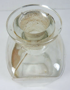 Antique Apothecary Bottle TINCT GUAIACI pat 1892 label glass drug store medicine