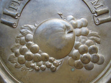 Load image into Gallery viewer, FRUIT OF THE LOOM Old Lg Embossed Brass Bronze Plaque Sign Underwear Advertising

