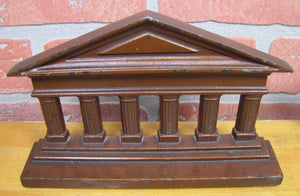 CJO JUDD Antique Cast Iron Colliseum Bookends Decorative Art Statue Doorstop