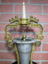 Load image into Gallery viewer, Antique Double Dragons Serpents Monsters Cast Iron Ashtray Old Colony Iron Works
