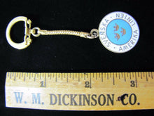Load image into Gallery viewer, SWEDISH AMERICAN LINE Old Advertising Keychain Svenska Amerika Linien Souvenir
