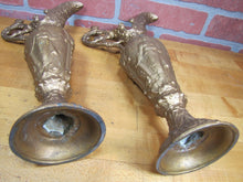 Load image into Gallery viewer, Antique Pair Decorative Arts Ewers Lovely Maidens Cherubs Art Nouveau
