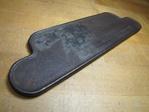 Old NEW YORK HERALD TRIBUNE Newspaper Advertising Cast Iron Paper Weight Sign Ad