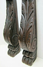 Load image into Gallery viewer, Antique Griffins Monsters Beasts Wood Carved Decorative Architectural Elements
