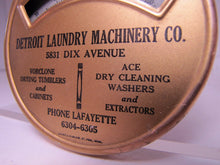 Load image into Gallery viewer, DETROIT LAUNDRY MACHINERY Co Old Advertising Thermometer Brown &amp; Bigelow Minn
